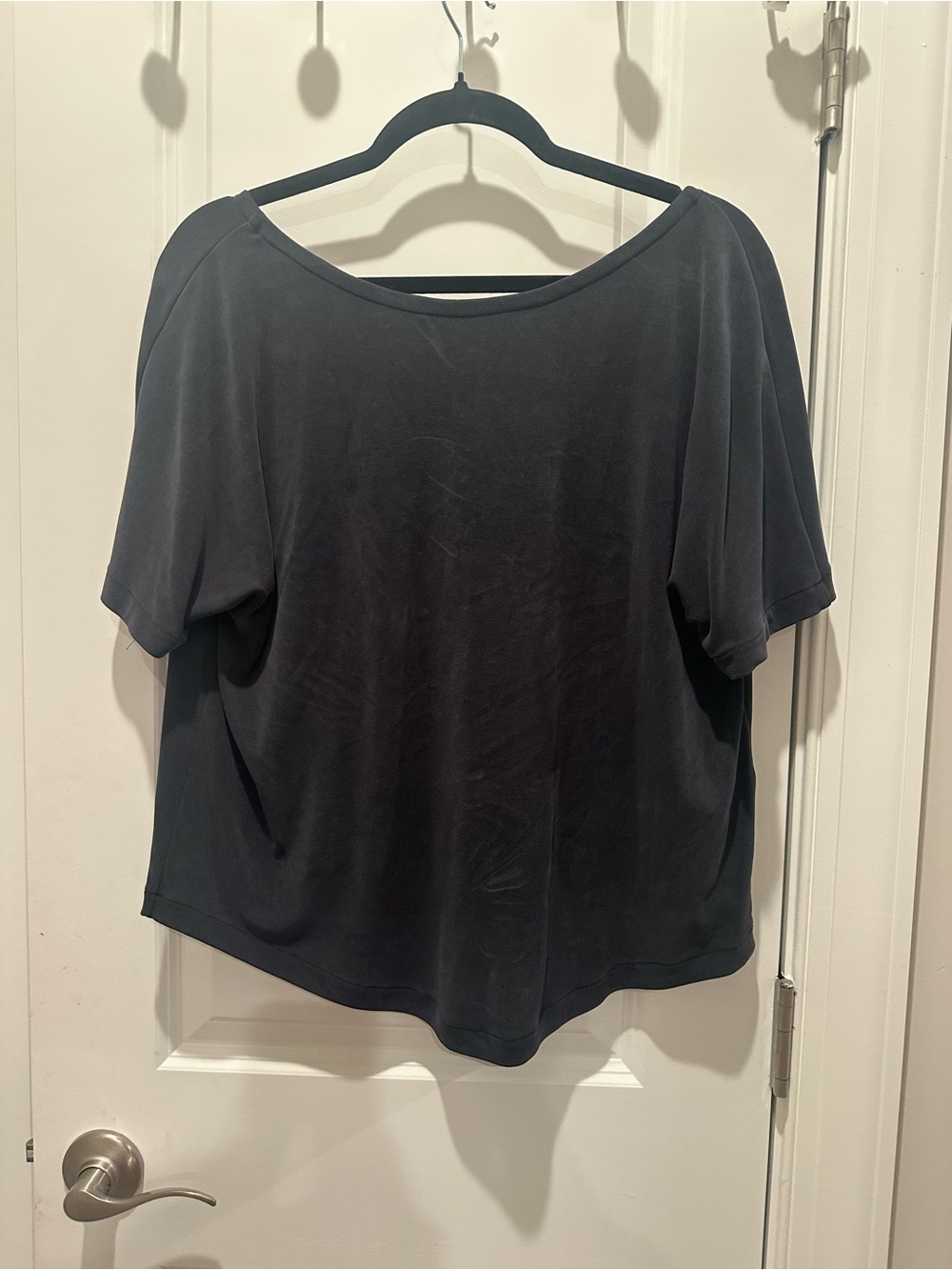 Women's softstreme Relaxed Boatneck Top - Black